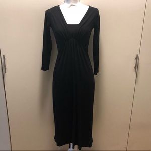 Isabella Oliver Black Empire Waist Dress